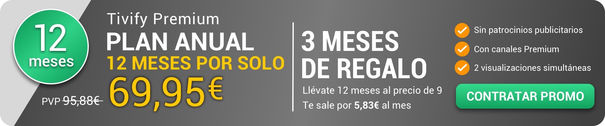 Plan Premium anual