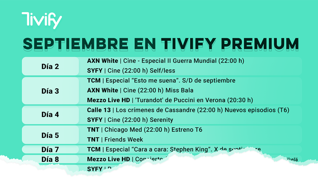 Septiembre Tivify Premium