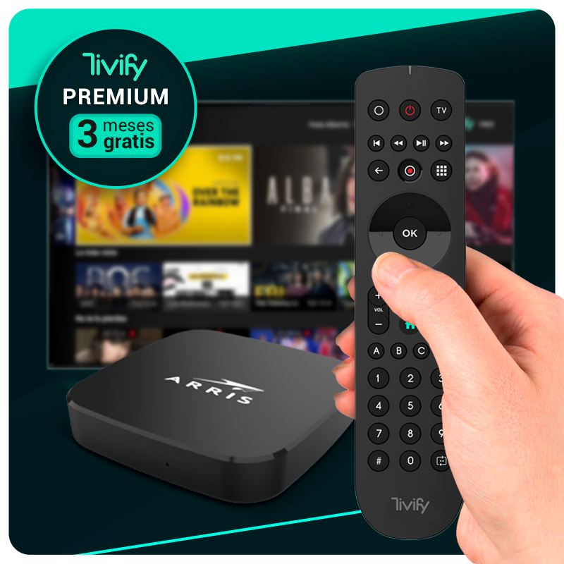 Arris VIP 7100 Box + mando Tivify de regalo + Tivify Premium gratis 3 meses - Tivify