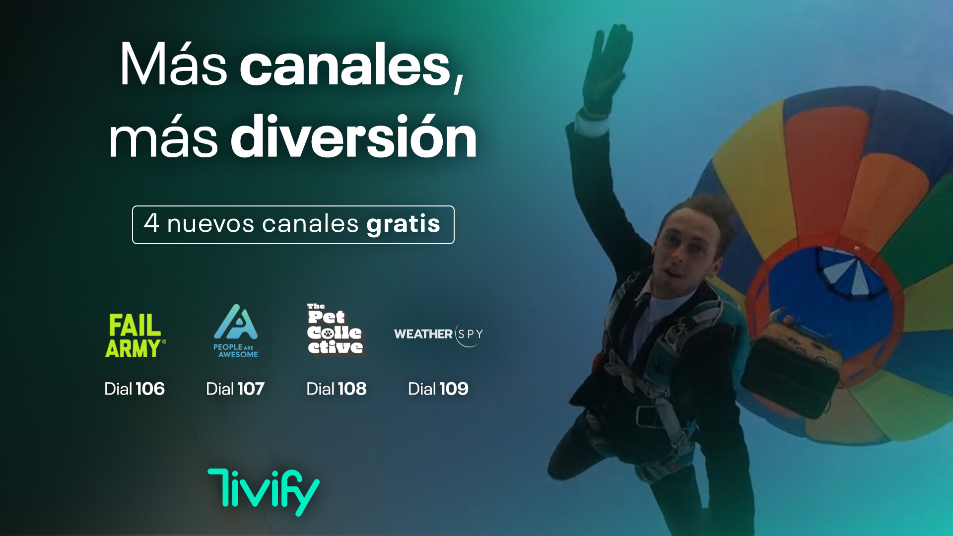 más canales Tivify