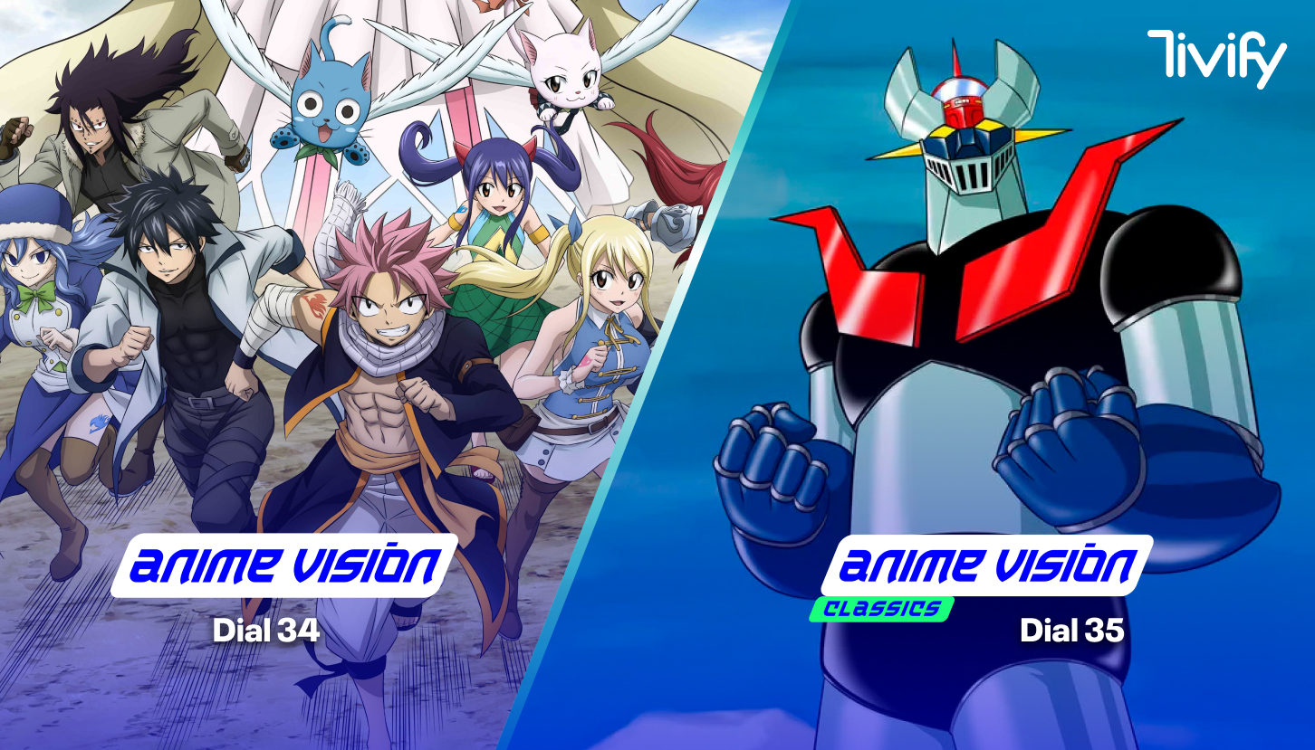 Anime Visión y Anime Visión Classics en Tivify
